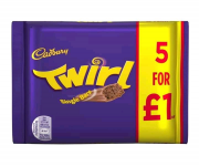 Cadbury Dairy Milk Twirl 5bars Pack 107.5G - Best Price in Bangladesh | Shampoobd