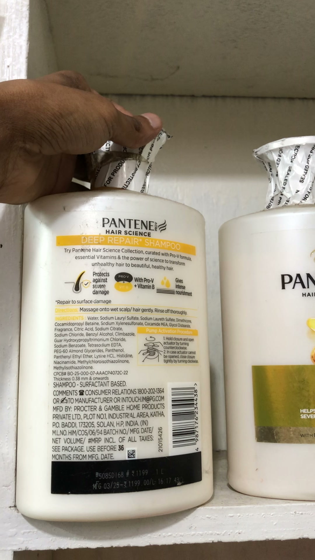 Pantene Hair Science Deep Repair Shampoo 1L - Price in Bangladesh