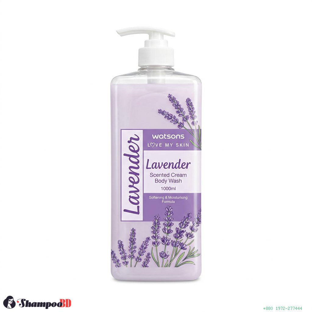 Watsons Lavender Gel Body Wash 1000ml - Nourish and Refresh Your Skin with Lavender-infused Cleansing Bliss - Best Price in Bangladesh | Shampoobd