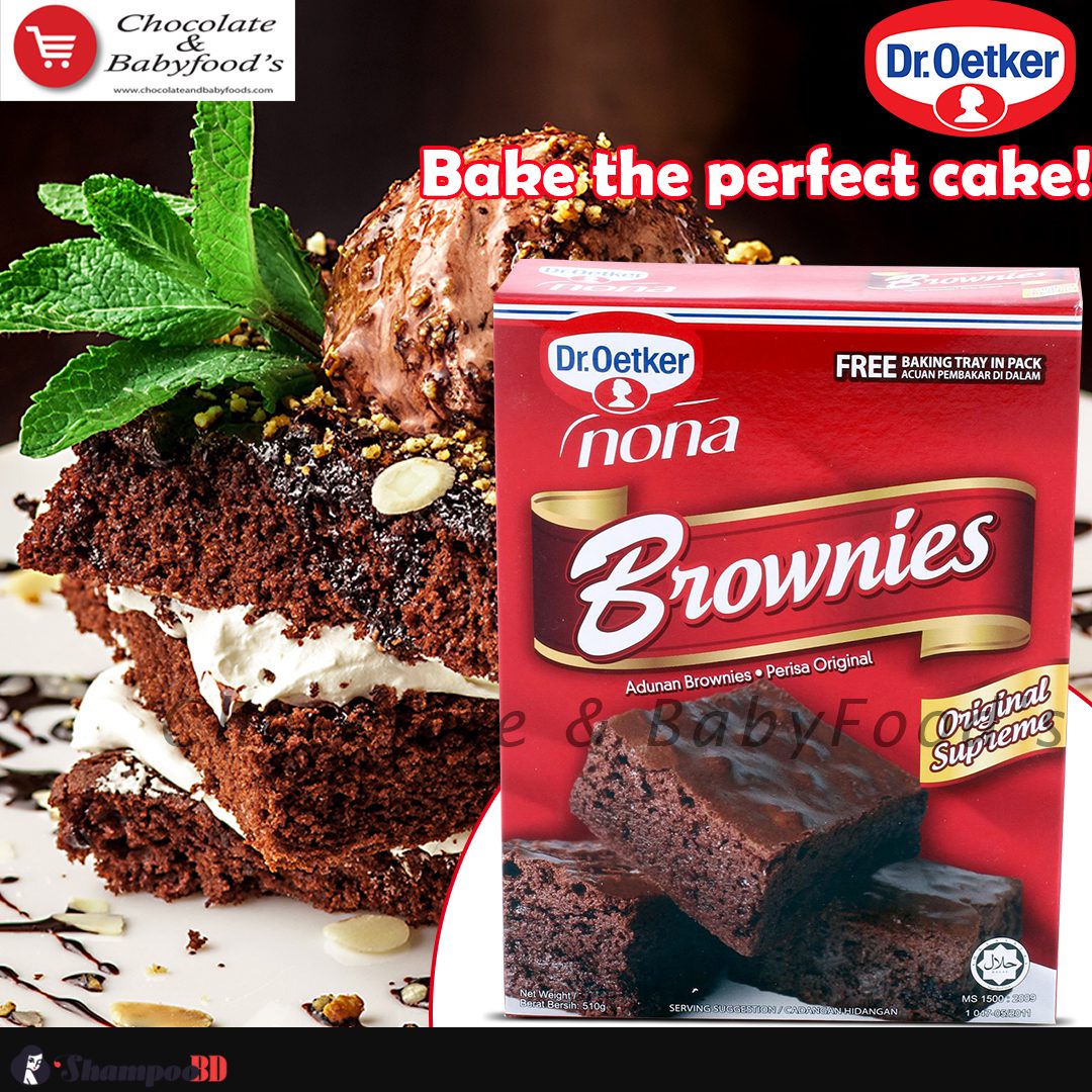 Dr.Oetker Nona Brownies Original Supreme 510G - Best Price in Bangladesh | Shampoobd