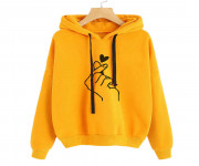 6 color Girls/ ladies new fashionable winter cute hoddy ( yellow + pink + blue + black + marun + Ash color) - Price in Bangladesh - Best Price in Bangladesh | ShampoBD