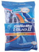 Gillette Blue II Long Lasting Blades Razor 5pcs - Best Price in Bangladesh | Shampoobd