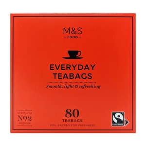 M&S Everyday Tea Bags 250G 80 Tea Bags - Best Price in Bangladesh | Shampoobd