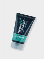 Boots Tea Tree & Witch Hazel Charcoal Facial Wash: Natural Detox for Clear, Healthy Skin - Best Price in Bangladesh | Shampoobd