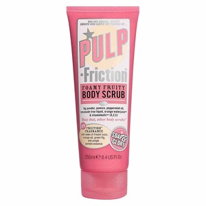 Soap & Glory Pulp-Friction Foamy Fruity Body Scrub: Exfoliating Bliss for Smooth, Radiant Skin.
