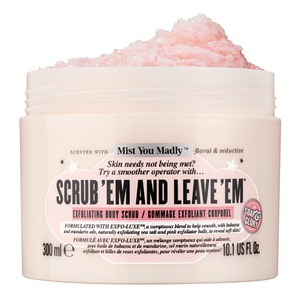 Soap & Glory Mist You Madly Scrub 'Em & Leave 'Em Body Exfoliator | Exfoliating Scrub for Silky Smooth Skin | Gentle, Fragrant Body Treatment