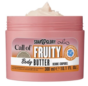 Experience Refreshment with Soap & Glory's Call of Fruity No Women No Dry Body Butter