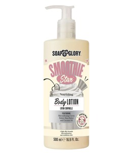 Get Silky Smooth Skin with Soap & Glory Smoothie Star Moisturising Body Milk - 500ml