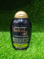 OGX Kukui Oil Sulfate Free Conditioner for Frizzy Hair, 385 ml