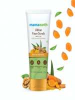 Mamaearth Ubtan Face Scrub: Turmeric and Walnut for Effective Tan Removal (100g) - Best Price in Bangladesh | Shampoobd