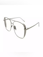 White Round Eyeglass Men's Frame (Box Free  ) - Best Price in Bangladesh | Shampoobd