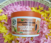 Garnier Ultra Doux Repairing Hair Food Papaya 390ml: Nourish and Revitalize Your Hair with the Perfect Blend of Papaya Extracts - Best Price in Bangladesh | Shampoobd