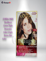 L'OREAL PARIS Excellence Creme Triple Protection Color 6 Light Brown Hair Color - Best Price in Bangladesh | Shampoobd