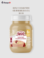 Heinz custard with strawberry,banana 110 gm