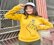 6 color Girls/ ladies new fashionable winter cute hoddy ( yellow + pink + blue + black + marun + Ash color) - Price in Bangladesh - Best Price in Bangladesh | ShampoBD