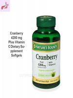 Nature’s Bounty Cranberry Herbal Health Supplement 4200mg with Vitamin C - Best Price in Bangladesh | Shampoobd