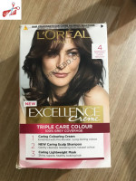 Permanent Hair Dye Loreal Excellence 4/400 True Brown - Best Price in Bangladesh | Shampoobd