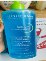 Bioderma - Sébium Foaming Gel - Face and Body Cleanser - Makeup Remover Cleanser - Face Wash for Combination to Oily Skin 500ml - Best Price in Bangladesh | Shampoobd
