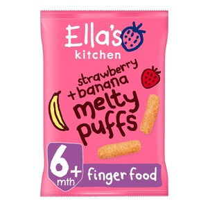 Ella's Kitchen Strawberry + Banana Melty Puffs (6months) 20g - Best Price in Bangladesh | Shampoobd