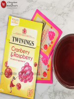 Twinings Cranberry & Raspberry Tea Bag 40G - Best Price in Bangladesh | Shampoobd