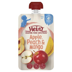 Heinz Apple, Peach & Mango (6months) 120G - Best Price in Bangladesh | Shampoobd