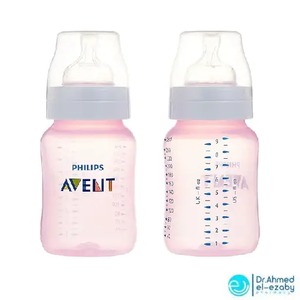 Philips Avent Anti-Colic 2 Wide-Neck Bottles Pink (1+ Months) 260ml - Best Price in Bangladesh | Shampoobd
