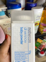 mother care all we know baby powder