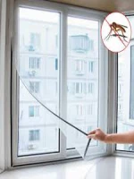 Premium Quality Window Anti Mosquito Net With Decorative Design (5/6 Feet) - Price in Bangladesh - Price in Bangladesh