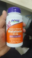 NOW Maximum Strength Melatonin 90pcs