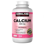 Kirkland Signature Calcium 600 mg with Vitamin D3 (500 Tablets).