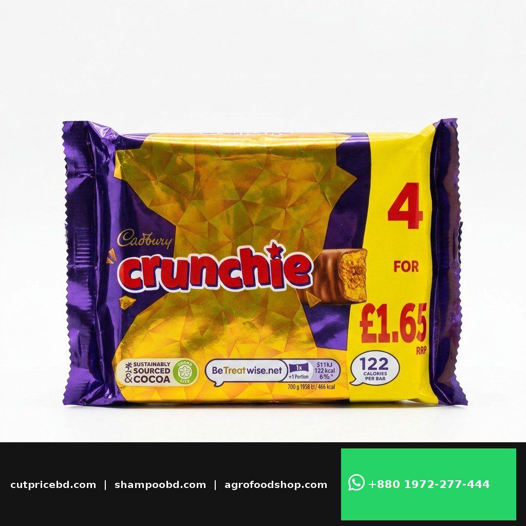 Cadbury Crunchie 4 pc's pack taste chocolate cookies