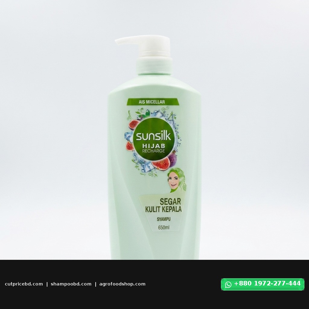 Sunsilk Hijab Recharge Segar Kulit Kepala Shampoo 650ml
