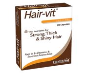 HealthAid Hair-Vit Strong, Thick &amp; Shiny Hair 30 Capsules