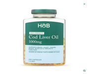 Holland &amp; Barrett Cod Liver Oil 1000mg 240 Capsules