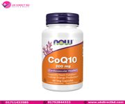 NOW Foods Supplements CoQ10 Coenzyme Q10 200 mg Cardiovascular Health 60 Veg Capsules