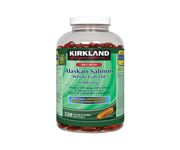 Kirkland Signature 100% Wild Alaskan Salmon Oil 90 EPA 110 DHA 1200mg