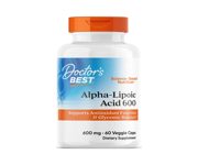 Doctor’s Best Alpha-Lipoic Acid, 600 mg, 60 Veggie Caps