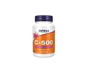 Now Foods C-500 with Rose Hips 100 Tablets