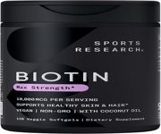 Sports Research Biotin 10,000 mcg 120 Veggie Softgels