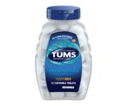 Tums Ultra Strength 1000 Peppermint Antacid Chewable 72 Tablets