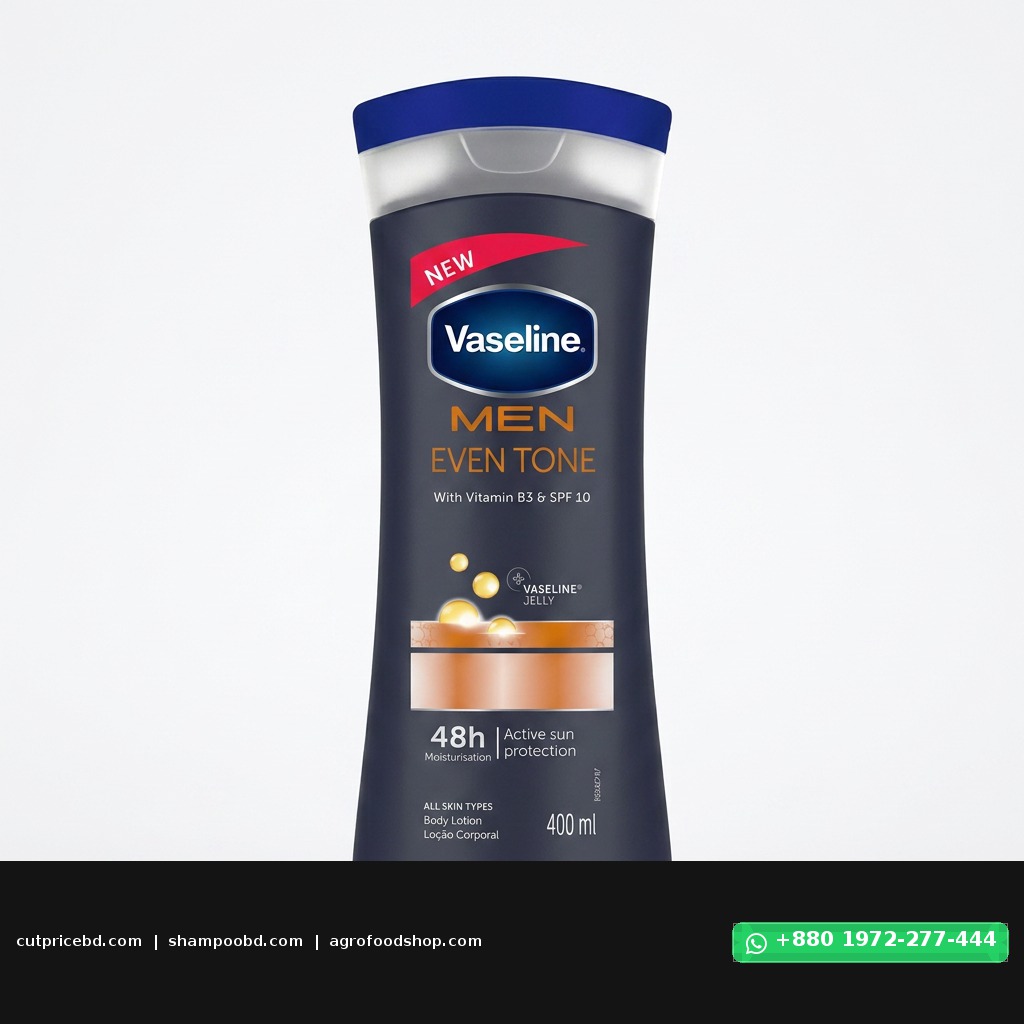 Vaseline Men Even Tone Body Lotion 400ml