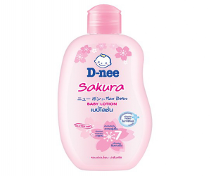 D-nee Sakura Hypoallergenic Tested baby Lotion 200ml