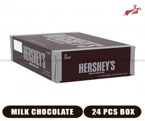 Hershey's Milk Chocolate Bar 24 Pcs Box (Dubai)