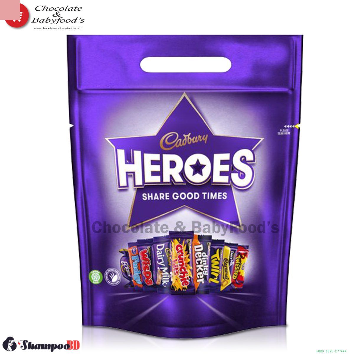 Cadbury Heroes Packet 357g