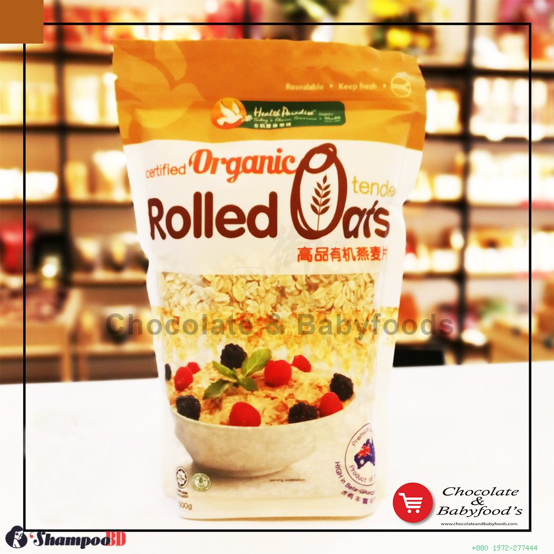 Certified Organic Tender Rolled Oats 500G