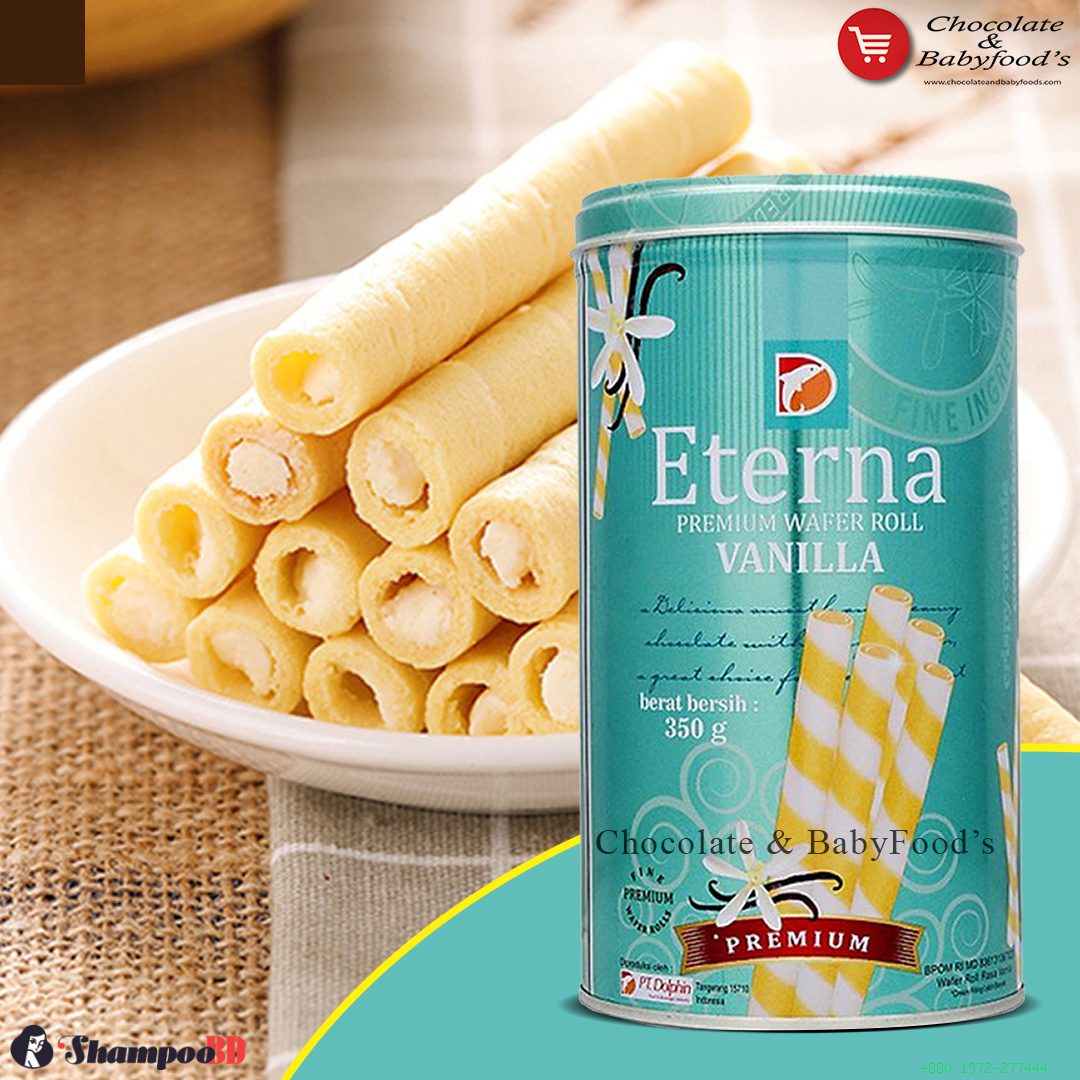 Eterna Premium Wafer Roll Vanilla 350G