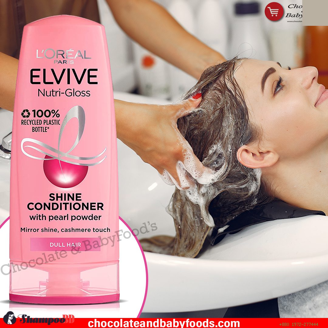 L'OREAL PARIS Elvive Nutri-Gloss Shine Conditioner 400ml