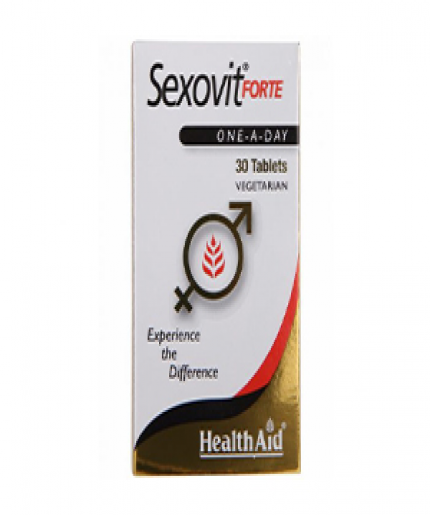 Healthaid Sexovit Forte 30 Tablets – (Arginine, Korean Ginseng, Vit E ++)