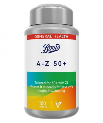 Boots General Health A-Z 50+ 180 Tablets