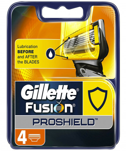 Gillette Fusion Proshield Men's Razor Blades Refills - Pack of 4